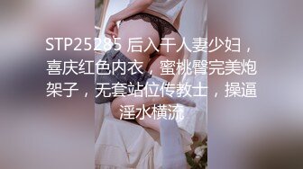 STP25285 后入干人妻少妇，喜庆红色内衣，蜜桃臀完美炮架子，无套站位传教士，操逼淫水横流