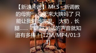 【新速片遞】 Mr.S - 新调教的母狗， 今天来大姨妈了 只能让我射她嘴里。 大奶，长腿…… 听听这口活的声音就知道有多棒！[12M/MP4/01:33]