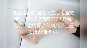 极品老师的淫荡私生活【语文老师思瑶】无套3P双飞淫乱现场，蜜桃臀后入爽死了，超赞给力佳作 (4)