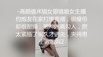 -高颜值JK猫女眼镜娘女主播约炮友在家打炮直播，很瘦但却很耐操，眼神迷离勾人，屄太紧插了很久才进去，夹得男主嗷嗷叫2