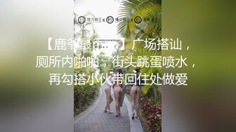 【鹿爷最man】广场搭讪，厕所内啪啪，街头跳蛋喷水，再勾搭小伙带回住处做爱