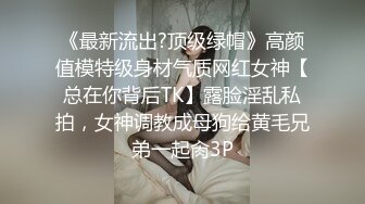 《最新流出?顶级绿帽》高颜值模特级身材气质网红女神【总在你背后TK】露脸淫乱私拍，女神调教成母狗给黄毛兄弟一起肏3P