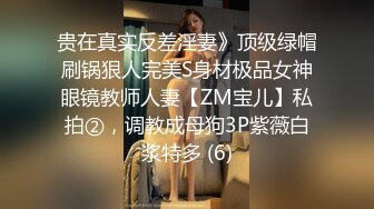 贵在真实反差淫妻》顶级绿帽刷锅狠人完美S身材极品女神眼镜教师人妻【ZM宝儿】私拍②，调教成母狗3P紫薇白浆特多 (6)